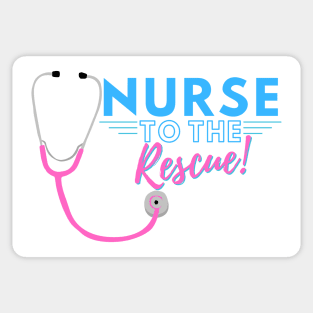 Nurse to the Rescue Sticker